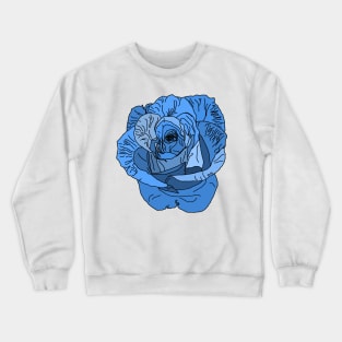 Blue rose Crewneck Sweatshirt